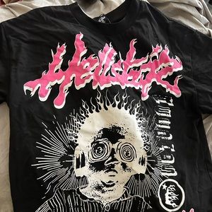 Black and Pink Hellstar Tee